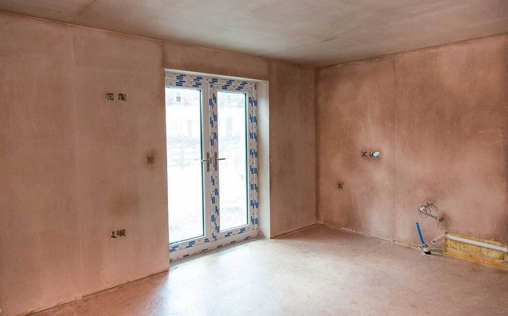 Newly Plastered Wall