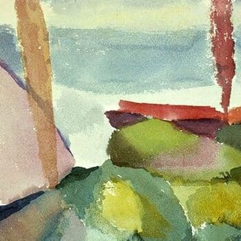 Abstract Watercolor Painting