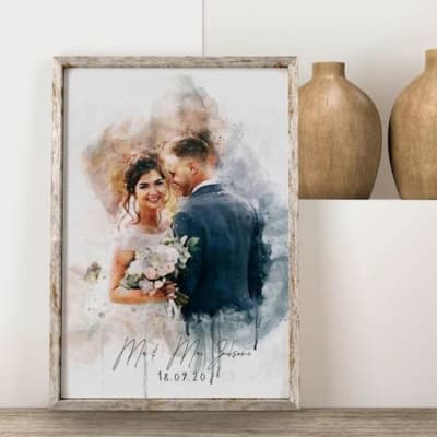 Paint Your Wedding Photos