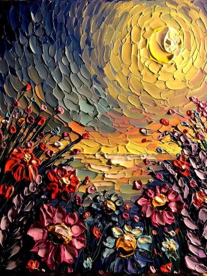 Impasto Technique with Acrylics