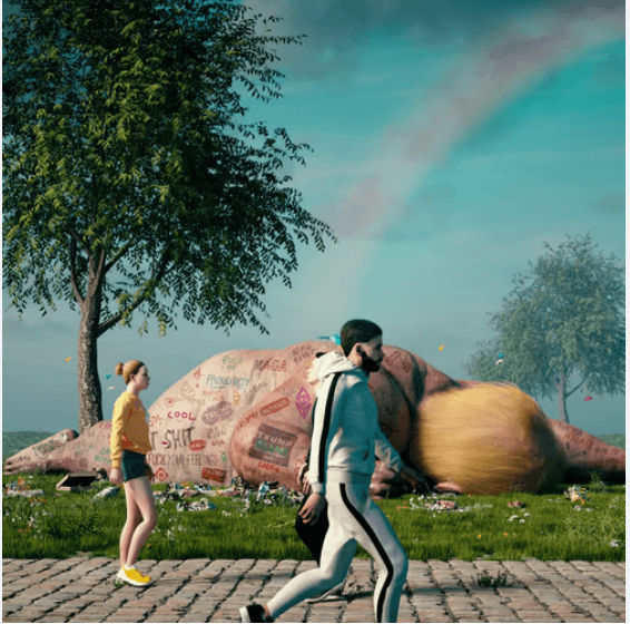  "Crossroad" by Beeple