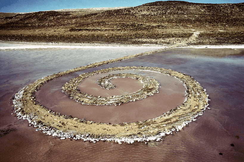 "Spiral Jetty" – Robert Smithson (1970)