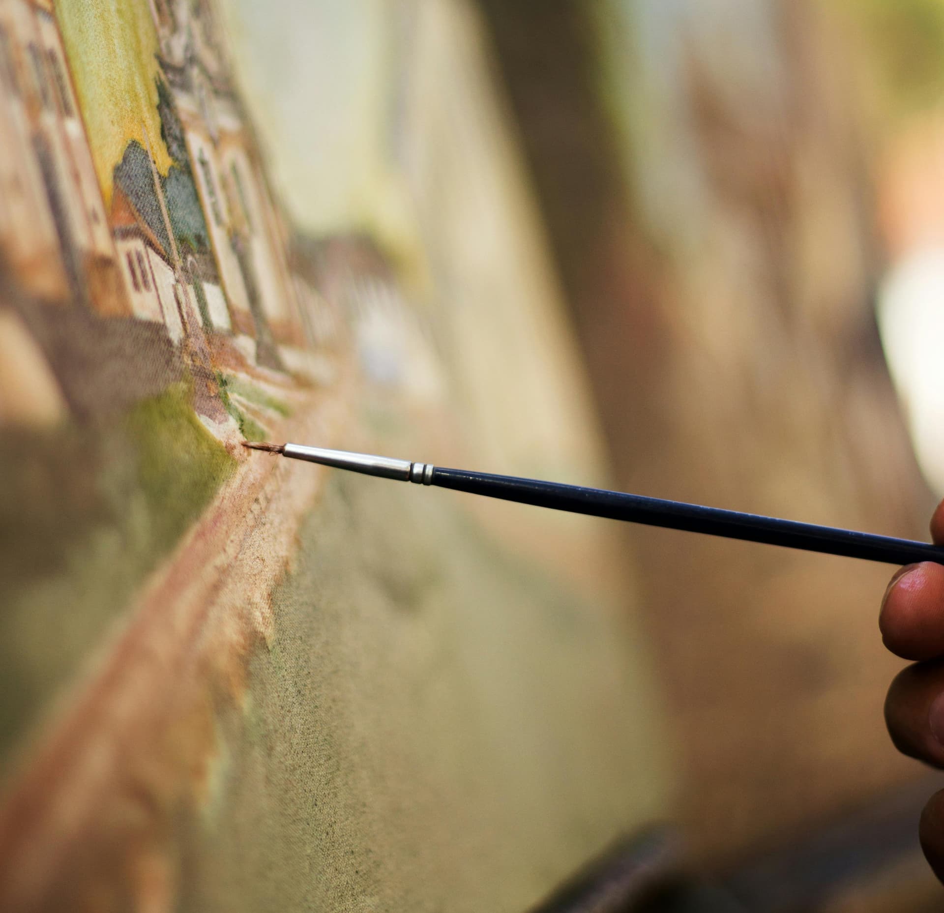 Cleaning an Oil Painting