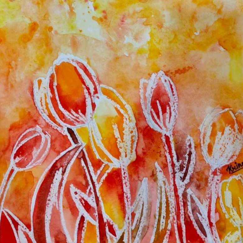 Watercolor Wax Resist 781 × 781 - unique watercolor ideas