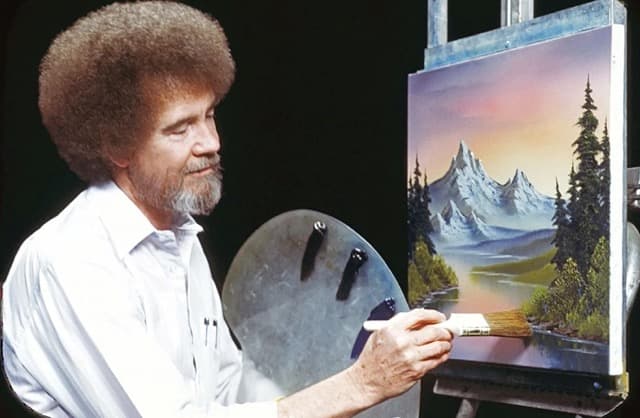 Bob Ross Painting