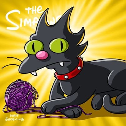 The Simpsons-Cat