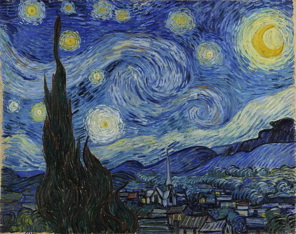 Starry Night - Famous Oil Painting