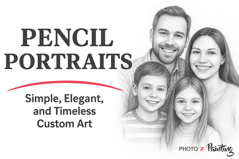 Pencil Portraits: Simple, Elegant, and Timeless Custom Art