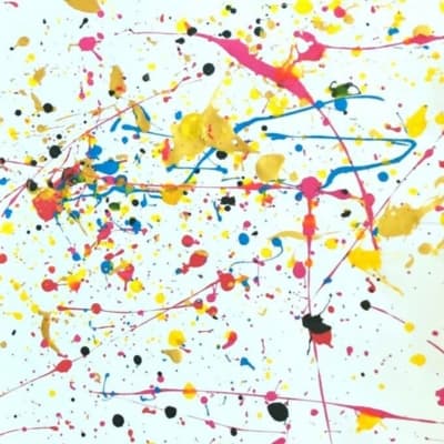 Splatter Painting - The Best Fun Painting Idea for a Kid