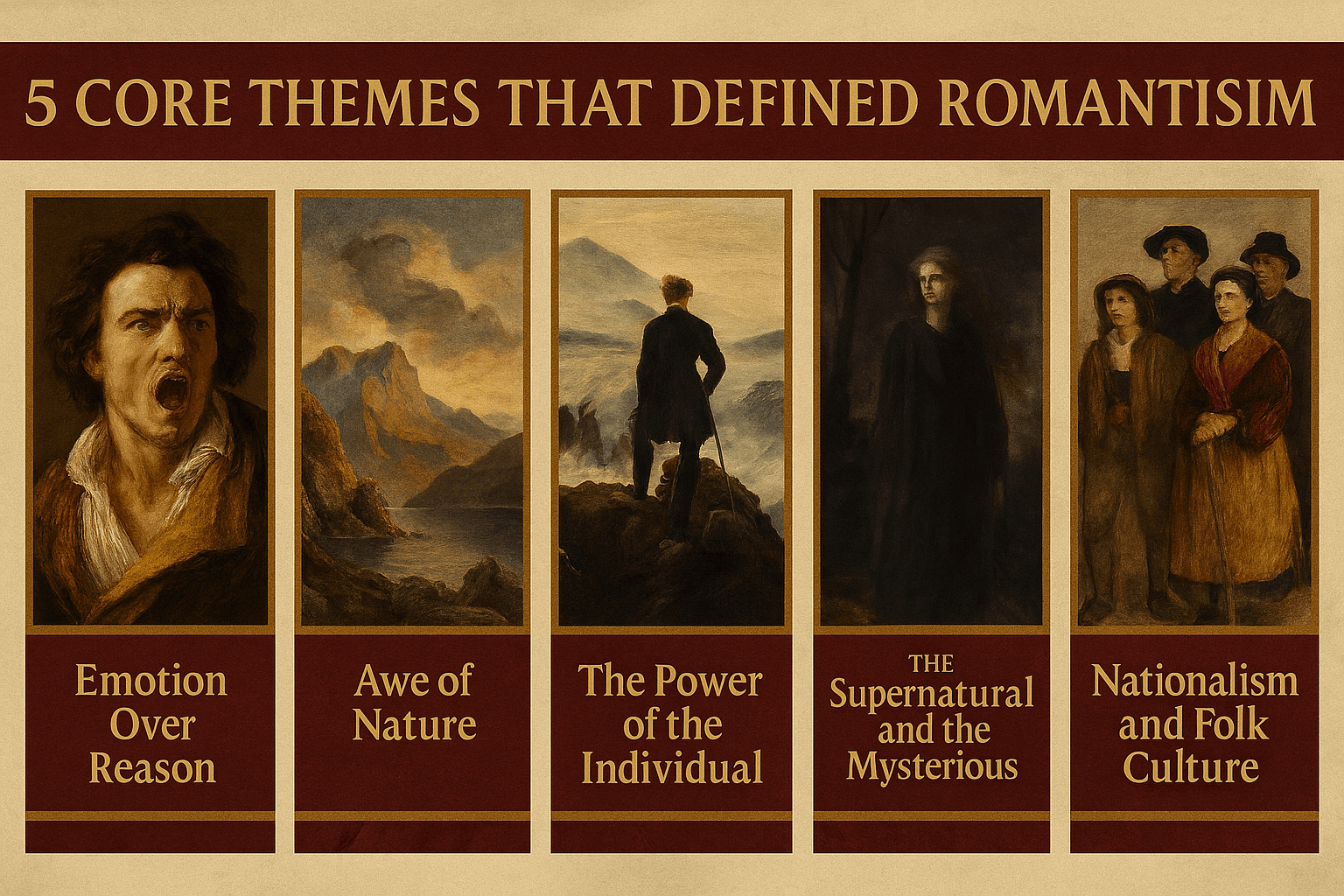 5 Core Themes That Defined Romanticism