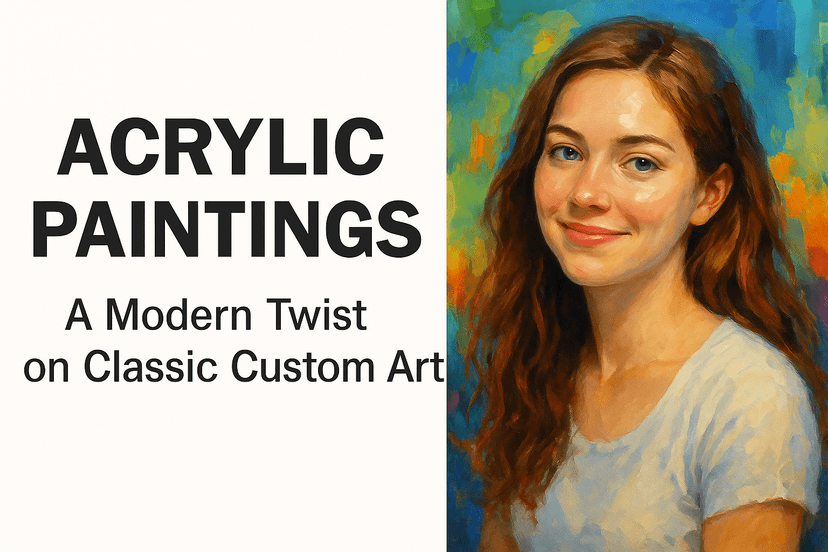 Acrylic Paintings: A Modern Twist on Classic Custom Art