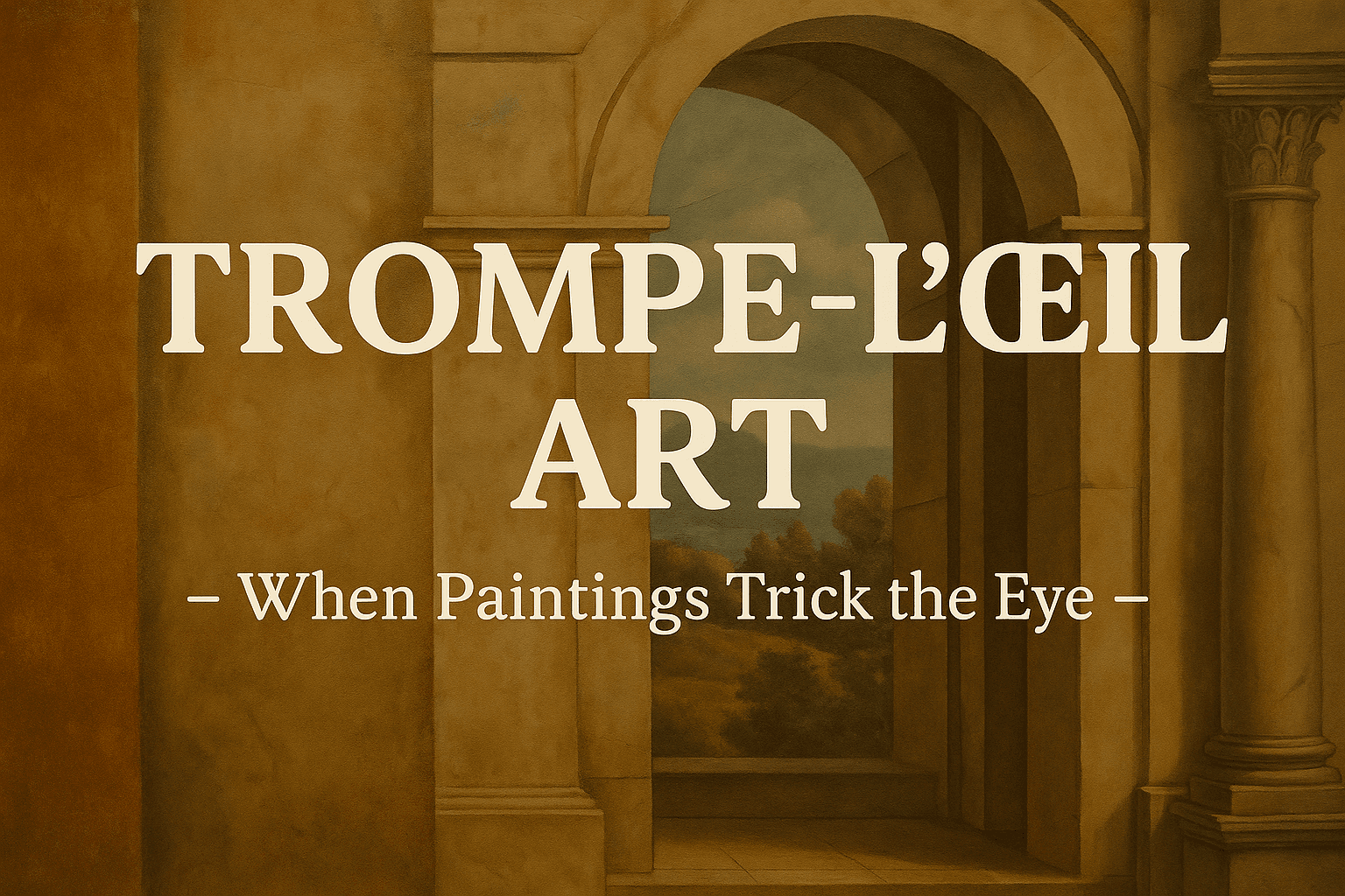 Trompe-l'œil Art – When Paintings Trick the Eye