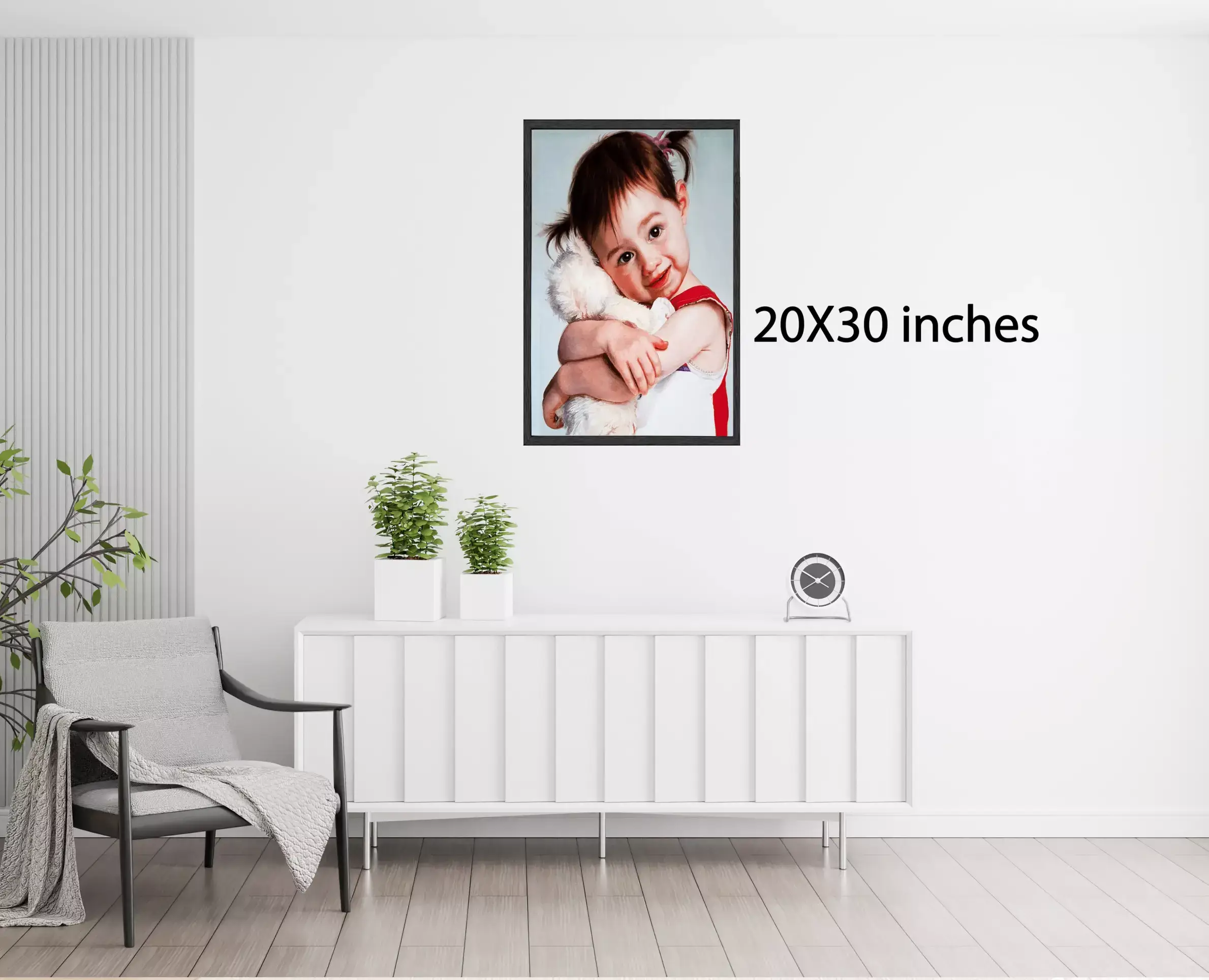 How Does 16x20 Portrait Size Look Like?