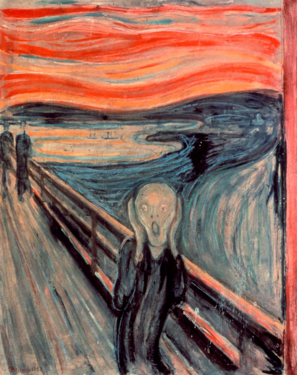 "The Scream" by Edvard Munch (1893) - Symbolism
