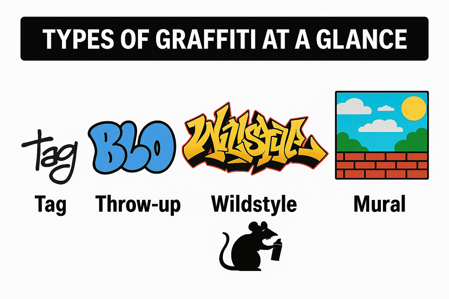 Types of Graffiti at a Glance