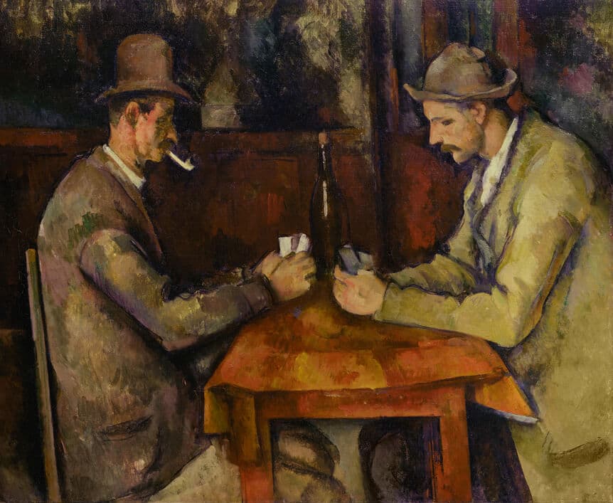 The Card Players by Paul Cézanne
