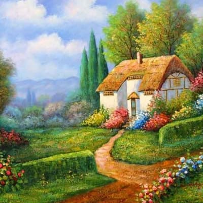 Cottage Painting