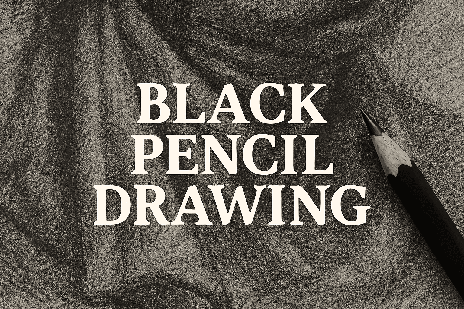 Black Pencil Drawing