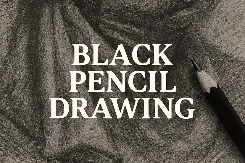 Black Pencil Drawing