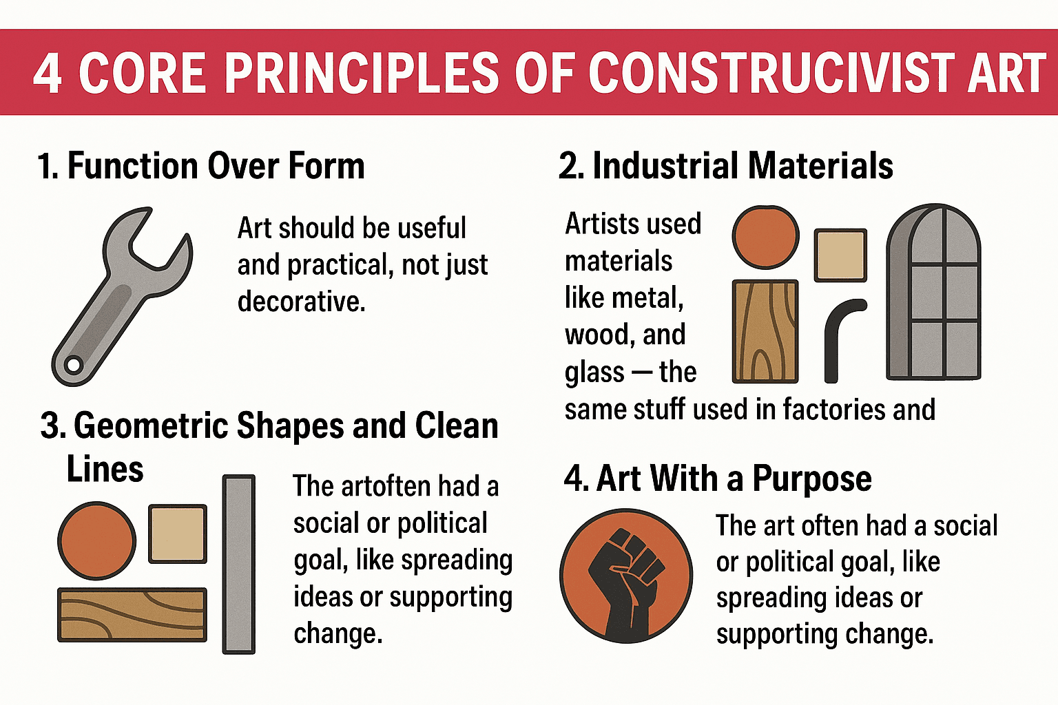 4 Core Principles of Constructivist Art