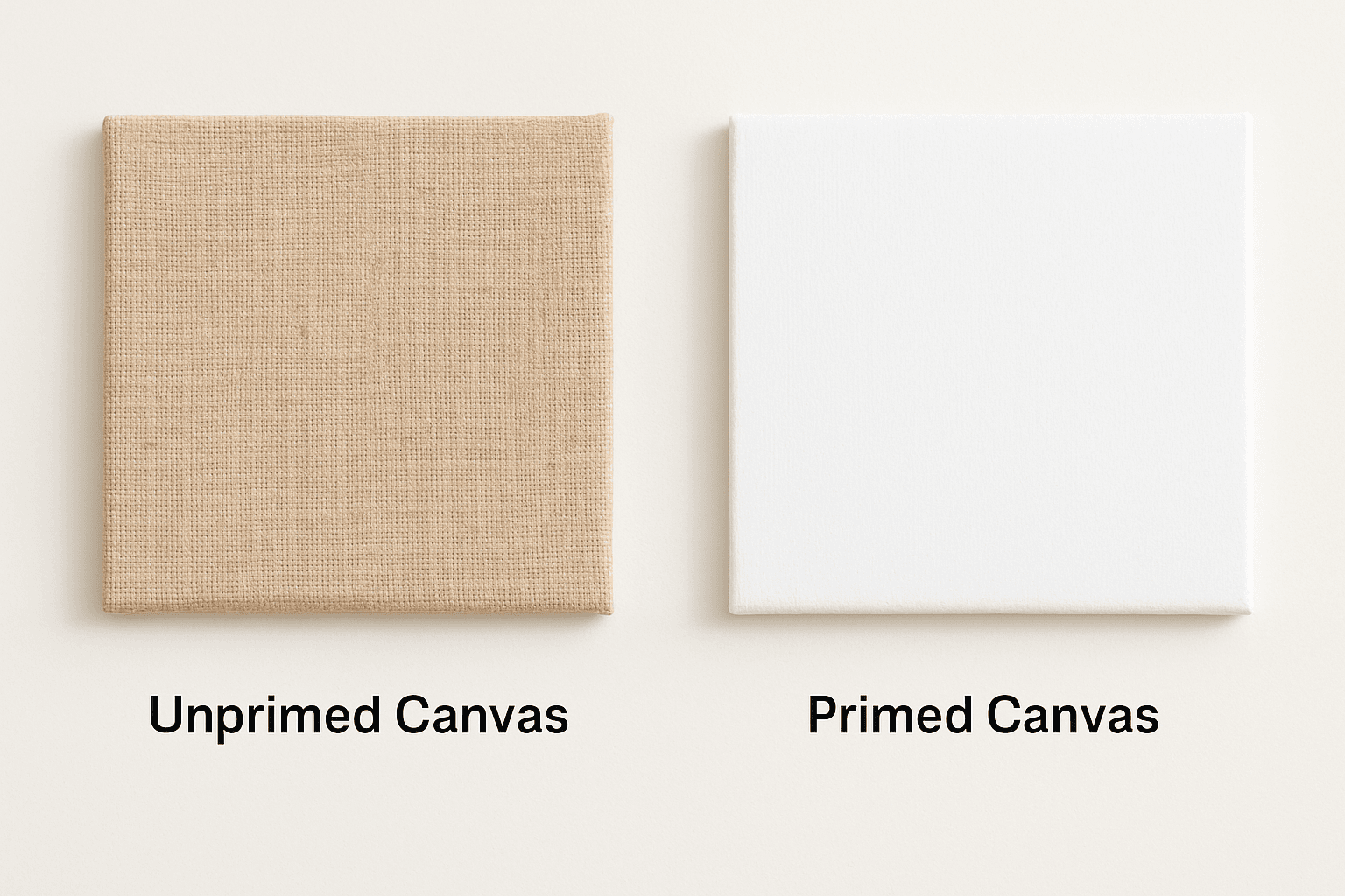 Primed Canvas vs Unprimed Canvas