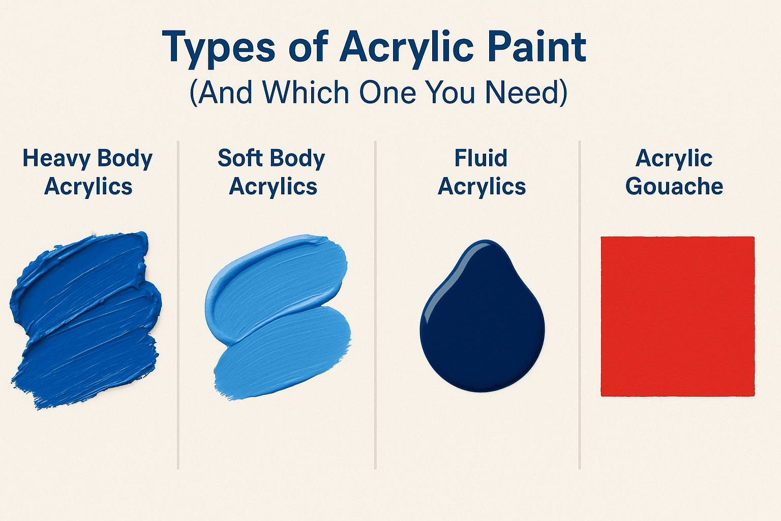 Types of Acrylic Paint