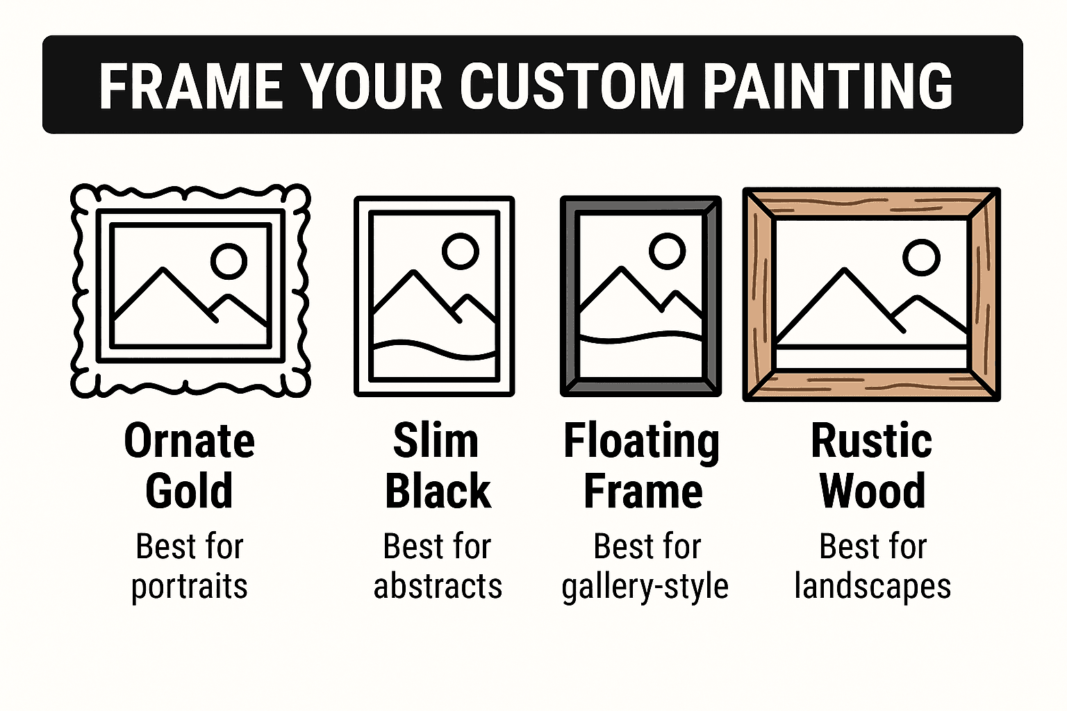 Frame your custom painting