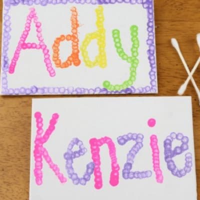 Name Art With Pointillism