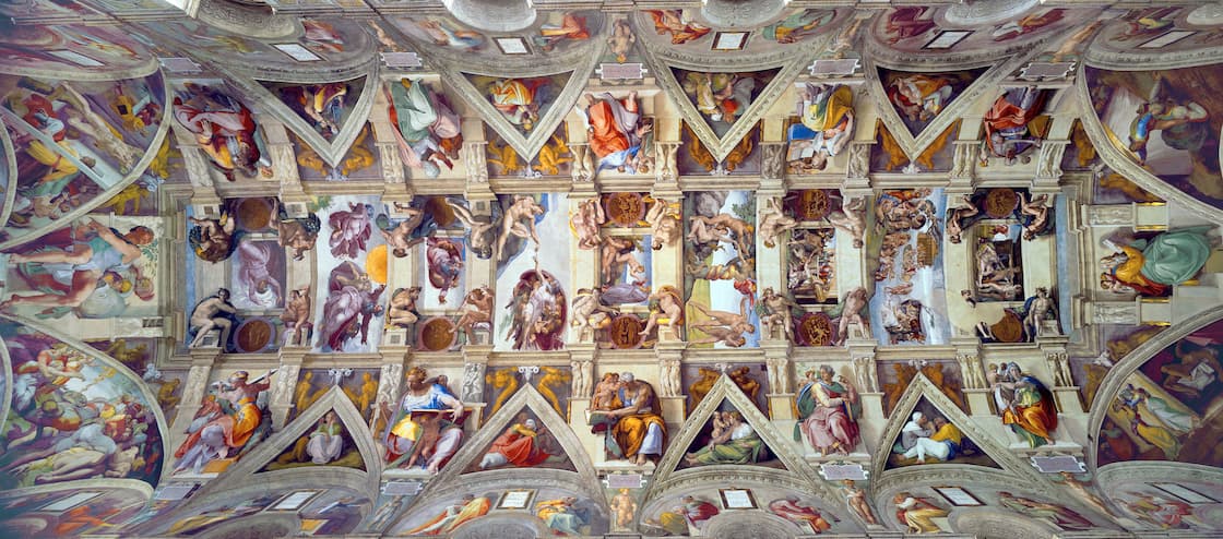  The Sistine Chapel Ceiling – Michelangelo