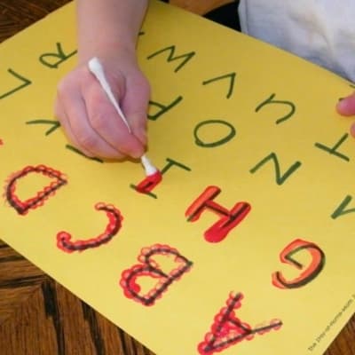 Trace and Paint the Alphabet