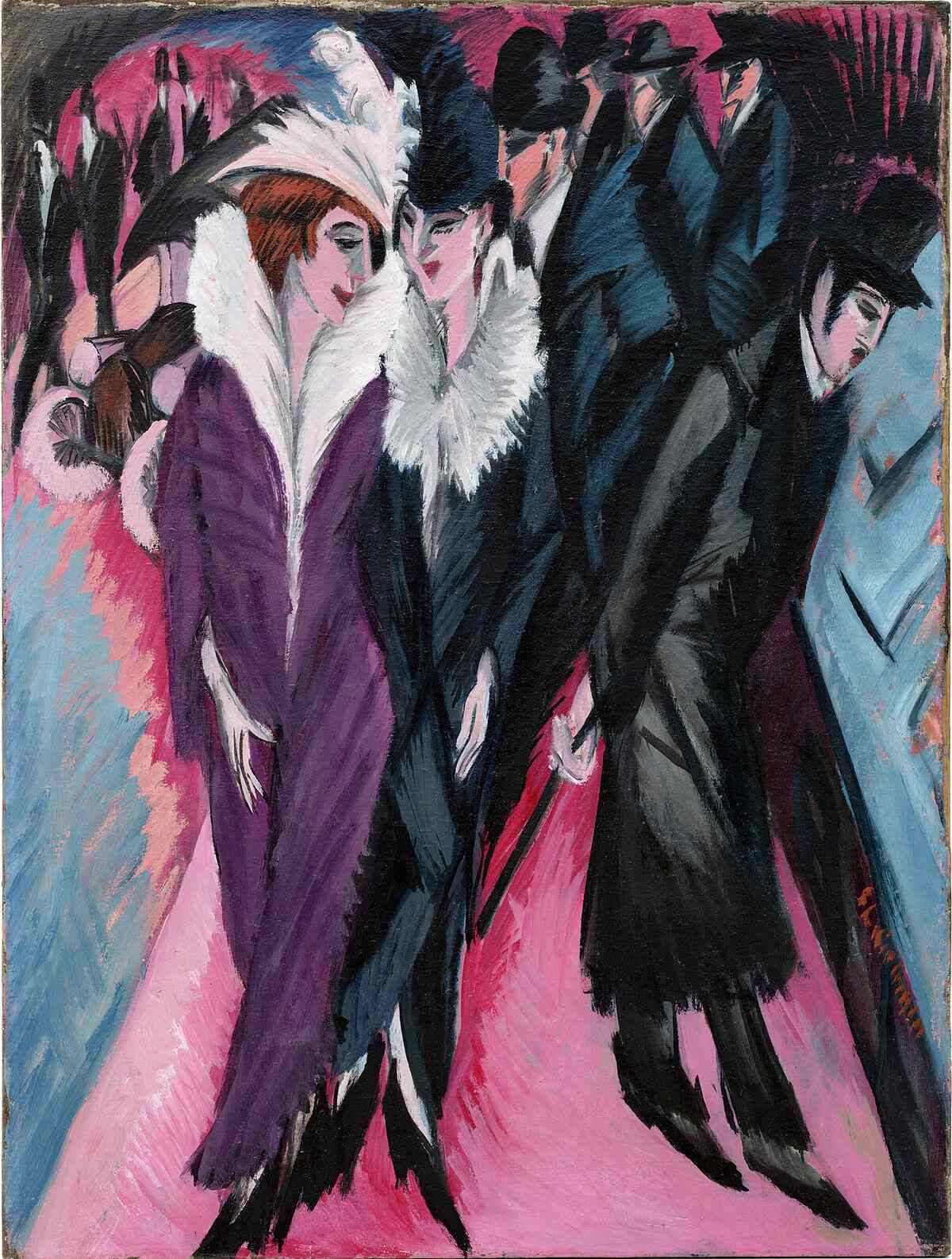 Street, Berlin by Ernst Ludwig Kirchner