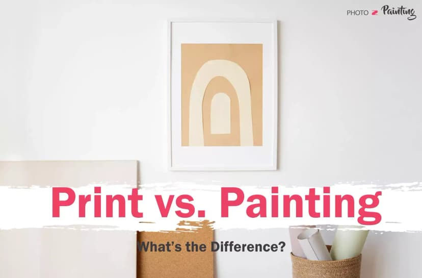 Print vs Painting - Feature Image