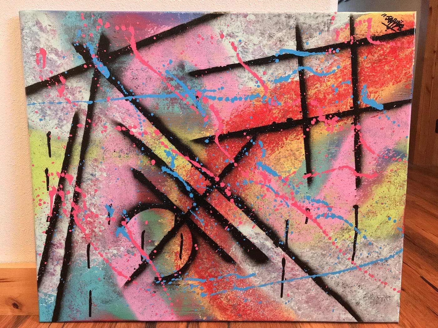 Spray Paint Painting