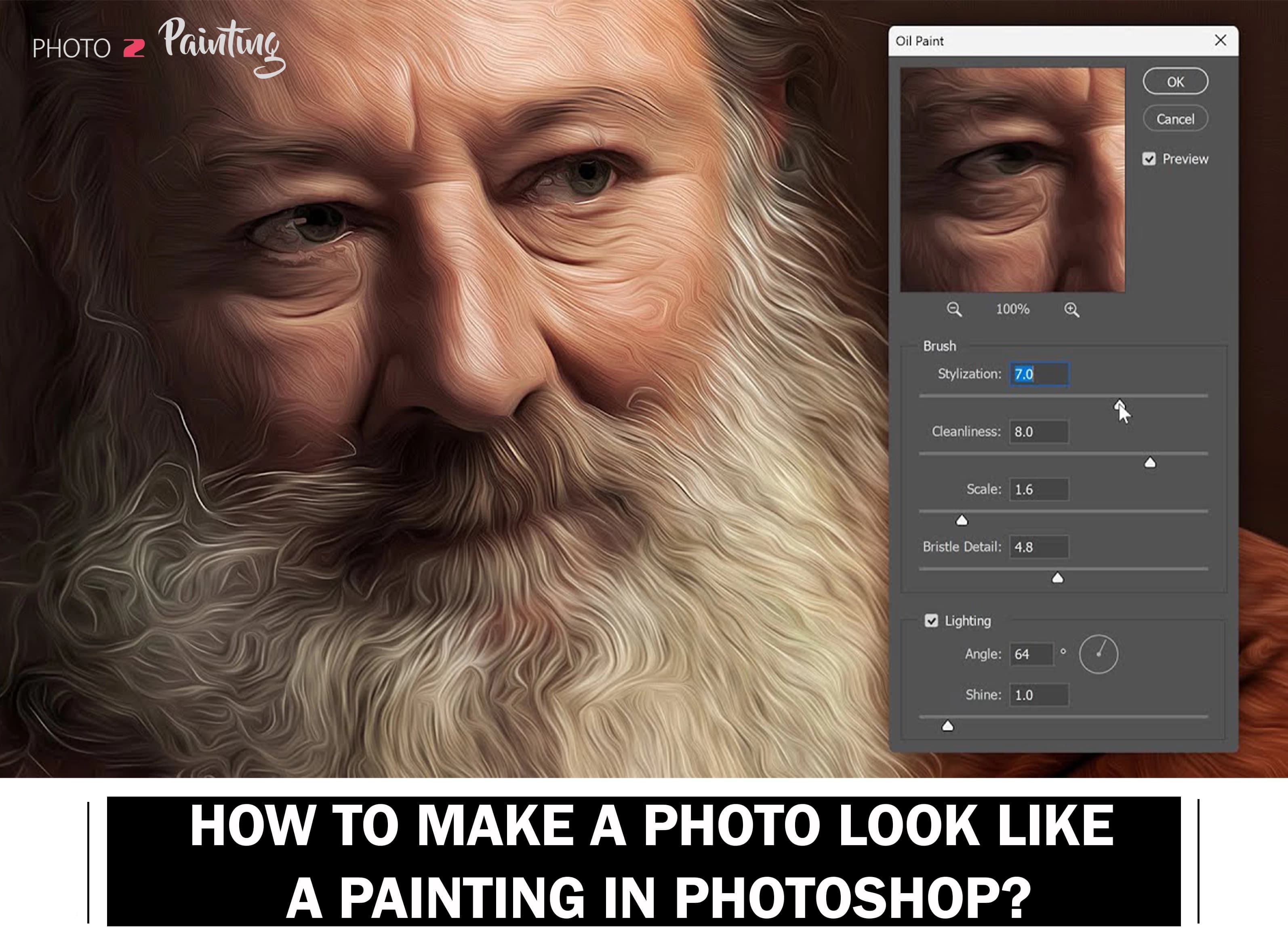 How to make a photo look like a painting in Stepbystep process