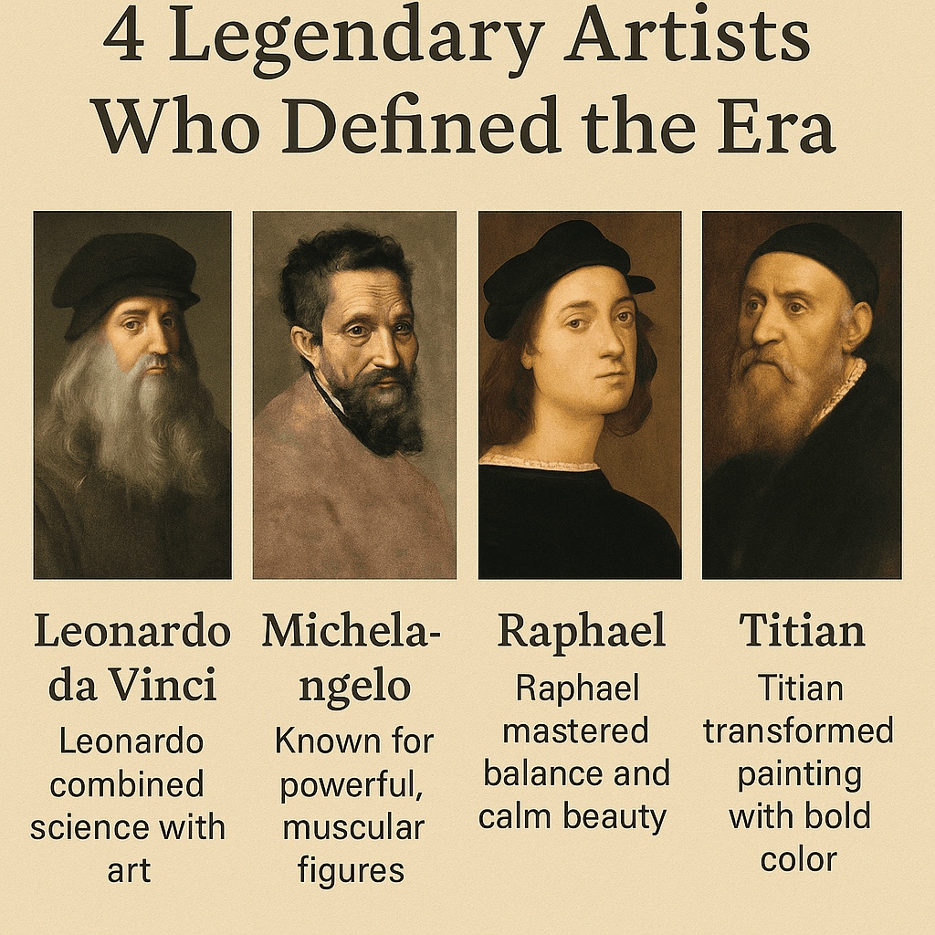 4 Legendary Artists Who Defined the Era