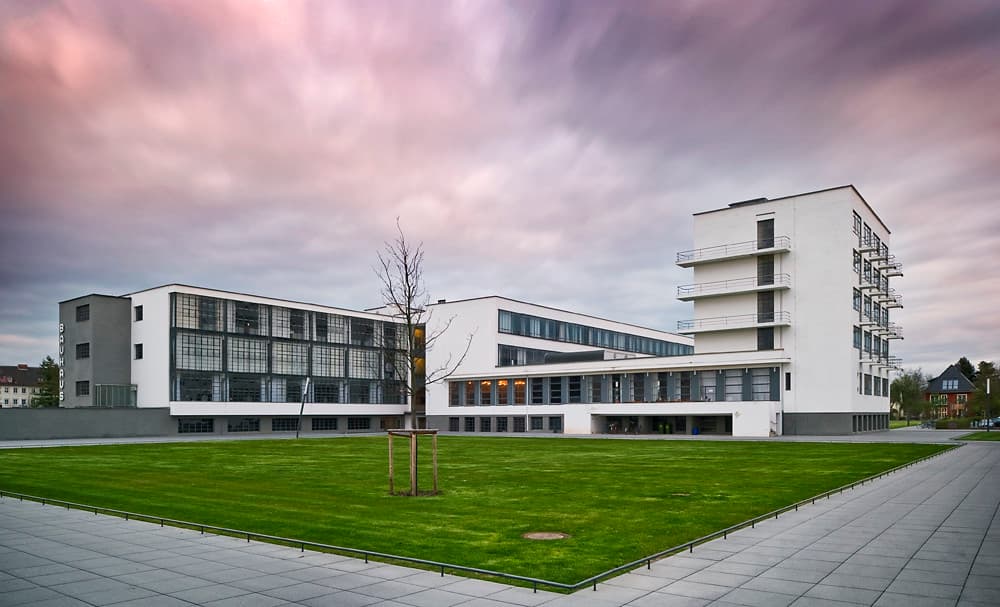 Bauhaus Building in Dessau by Walter Gropius