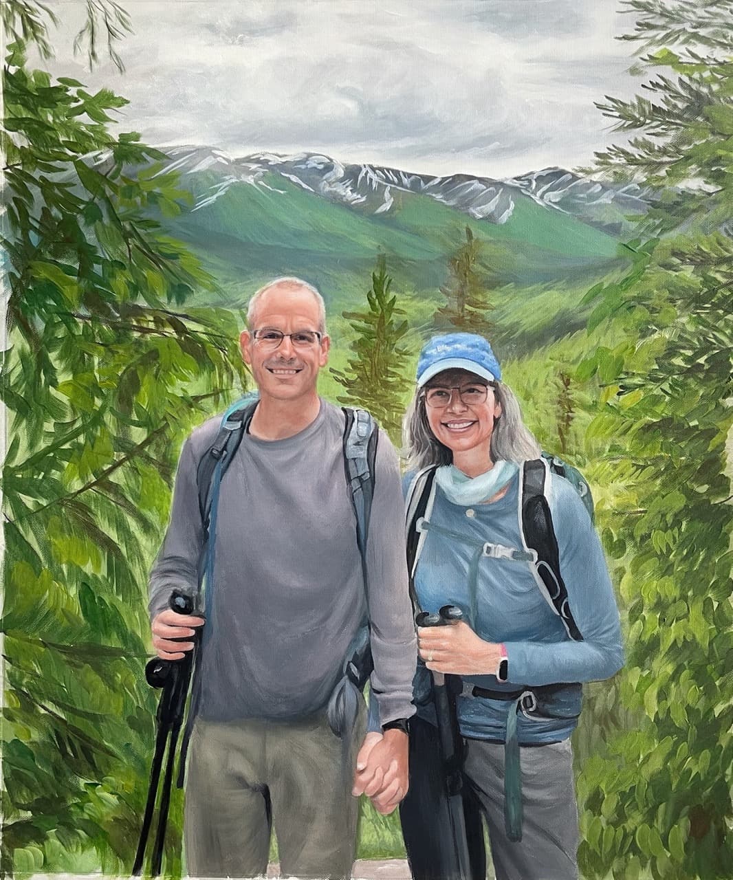 Custom couple painting