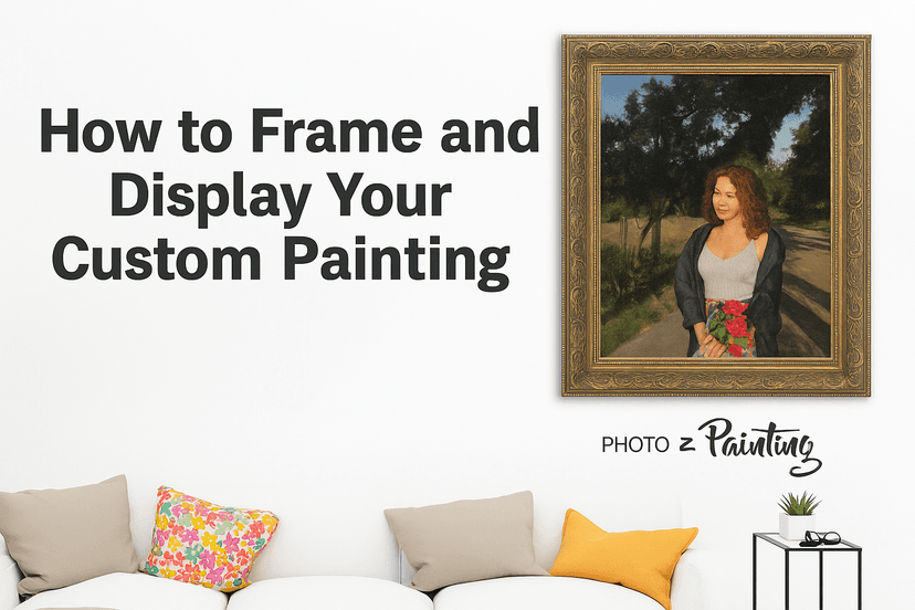 How to Frame and Display Your Custom Painting