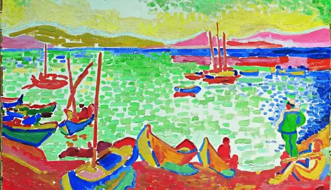 Fauvism - "The Regatta at Sainte-Adresse" by André Derain