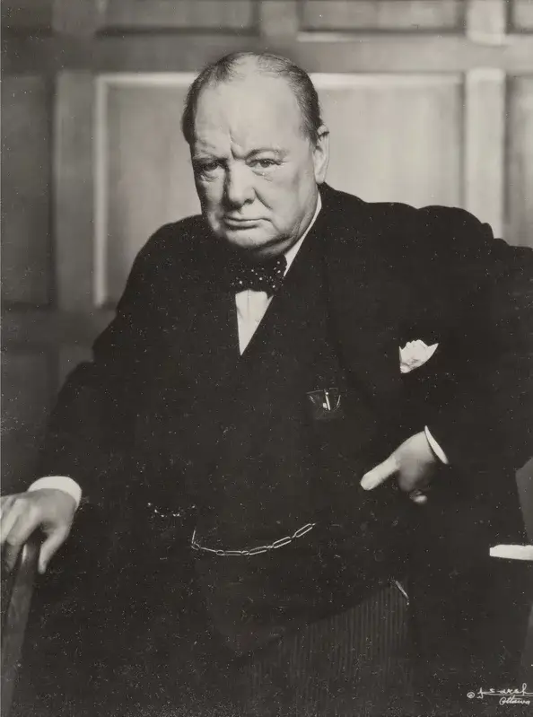 Winston Churchill by Yousuf Karsh