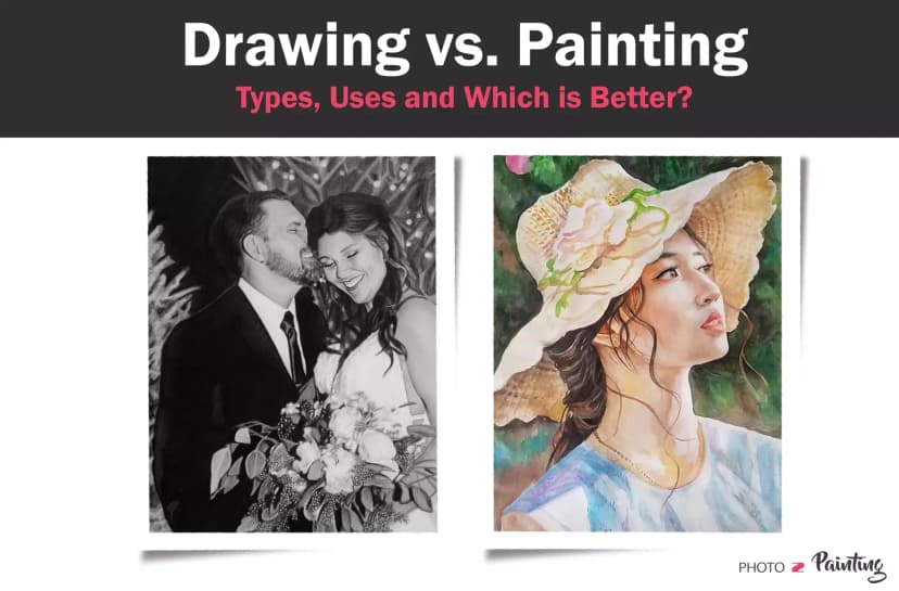 Drawing VS Painting - Feature Image