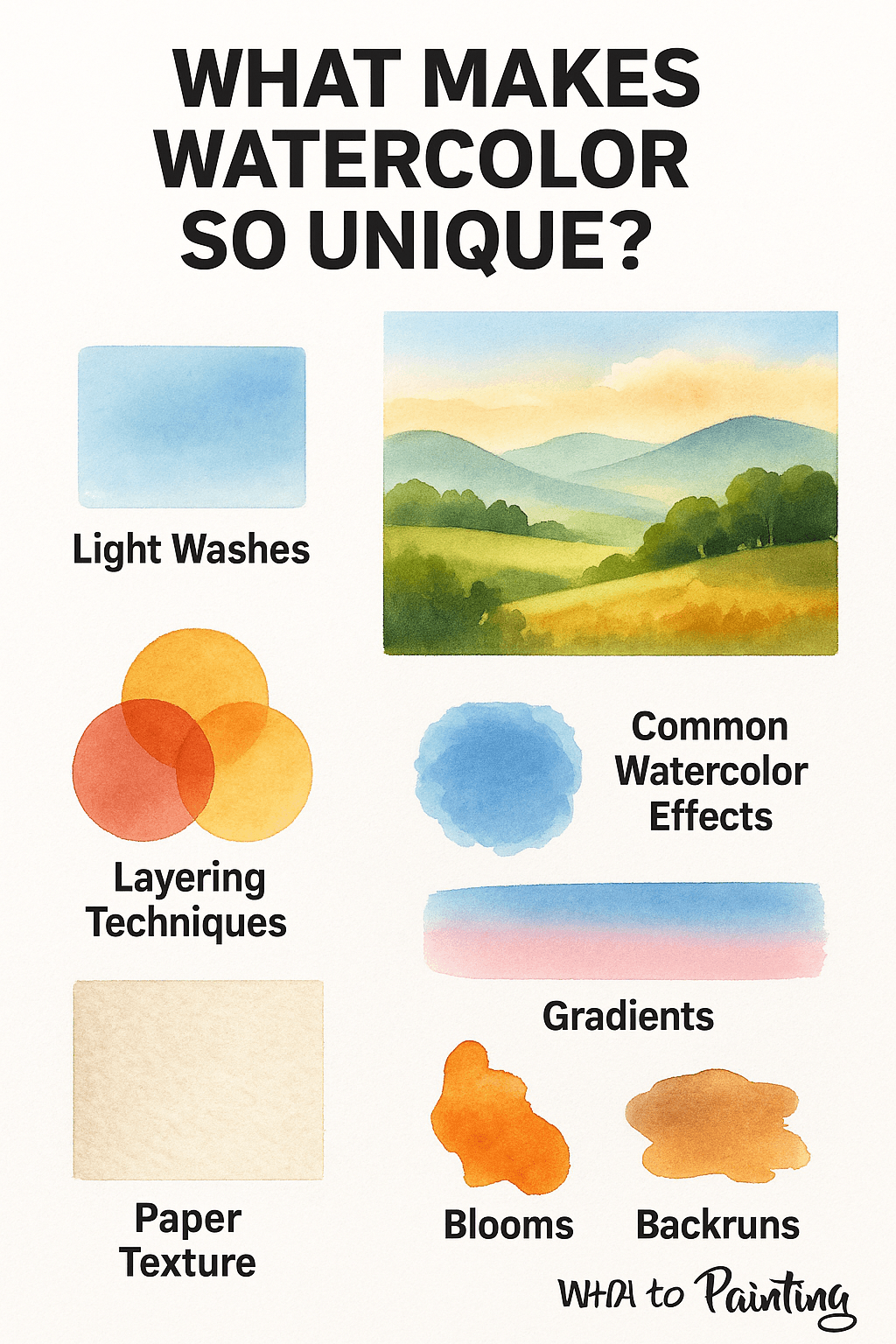 What makes watercolor so unique?