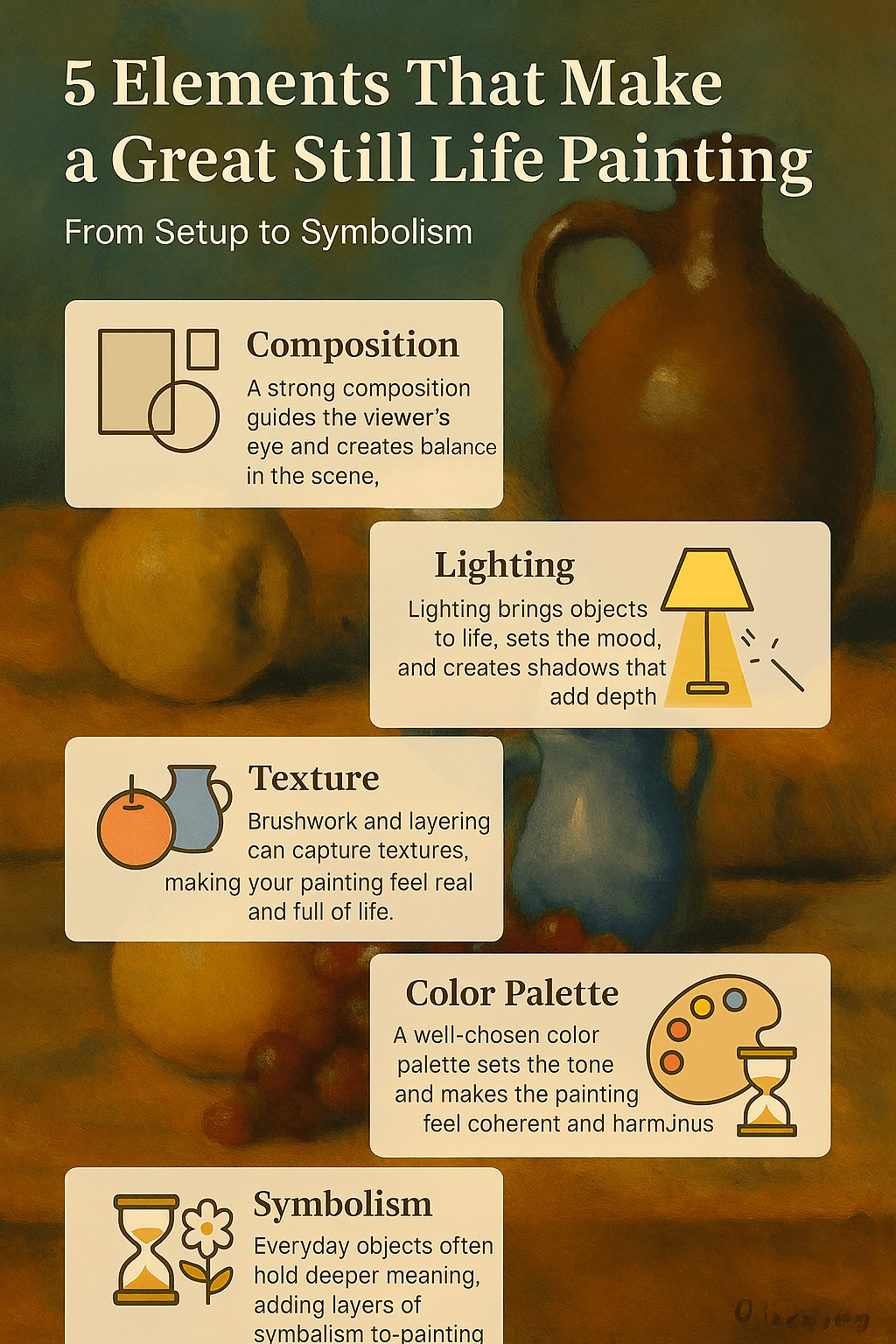 5 Elements That Make a Great Still Life Painting