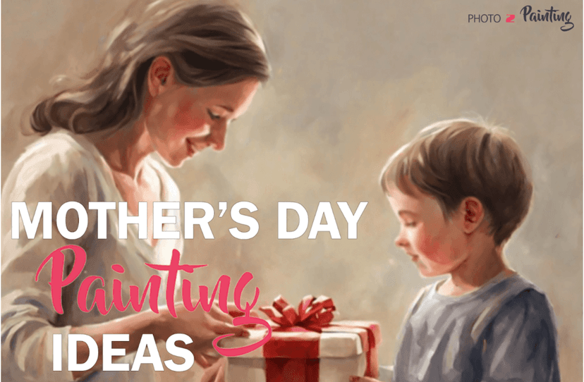 Mother's Day Painting Ideas - Feature Image