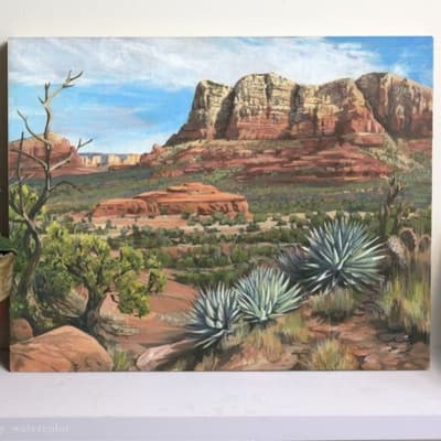 Desert Vista Painting on Canvas