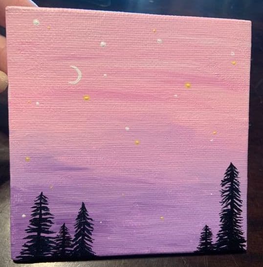 Gradient Painting with Acrylics