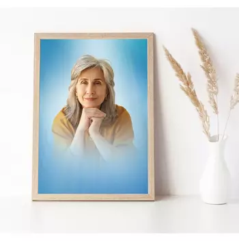 Memorial Portrait from Photo