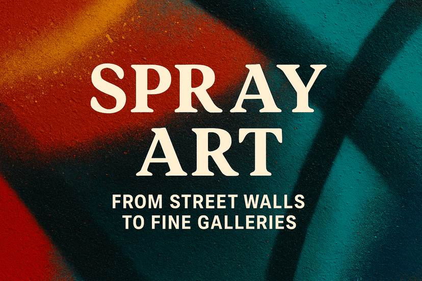 Spray Art: From Street Walls to Fine Galleries