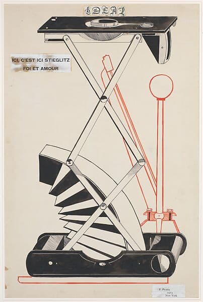 Francis Picabia – Here, This is Stieglitz Here