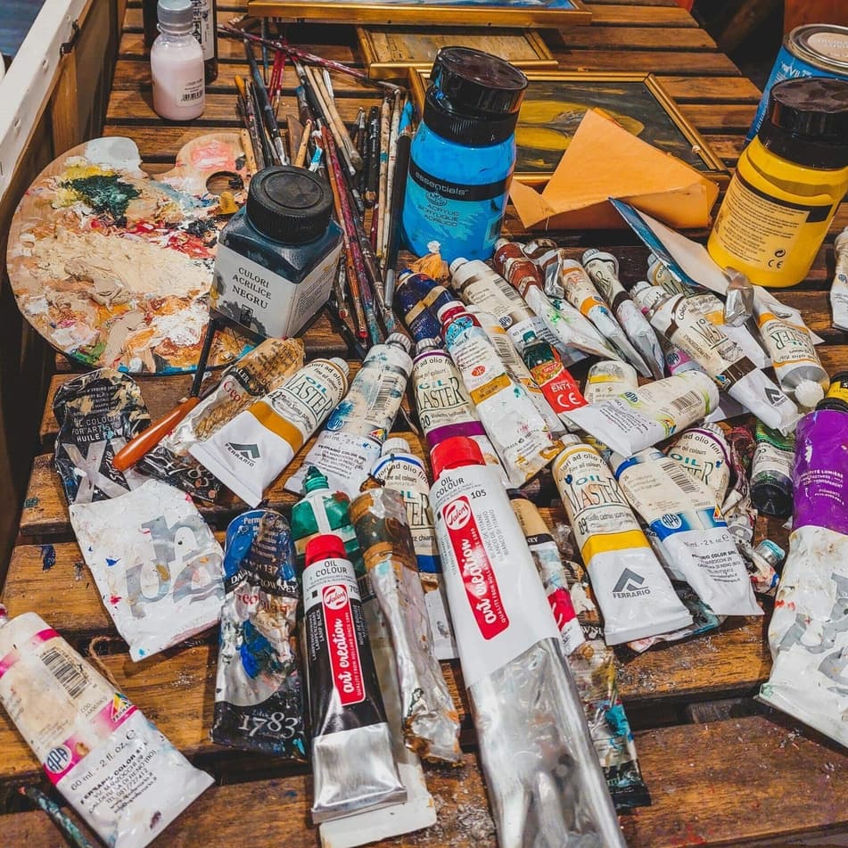 Oil Paint Tubes